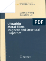 Ultrathin Metal Films - Magnetic and Structural Properties PDF
