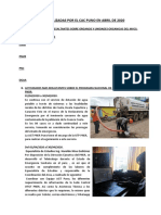FORMATO DE REPORTE DE ACTIVIDADES PARA INFORME DE GESTIÓN - PUNO