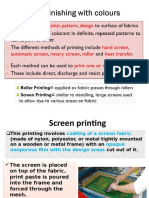 Printing, Bio Polishing For Extension