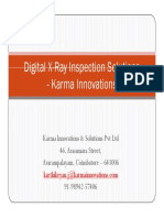 Digital X-Ray Solutions From Karma Innovations