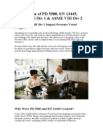 Comparison of PD 5500, EN 13445, ASME VIII PDF