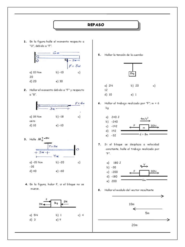 6to Prim Fisica Tema 6 Repaso | PDF | Ajedrez | Deportes