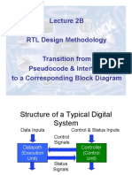 Lecture 2B RTL Design Methodology Transition From Pseudocode & Interface To A Corresponding Block Diagram
