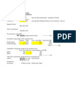 Calculation of Power Consumption