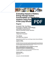 Evaluating Impacts of Battery Energy Storage System Functionalities On Distribution Systems Using Power Hardware-in-the-Loop Simulation