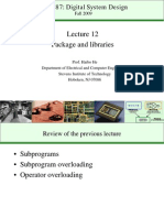 Package and Libraries: Cpe 487: Digital System Design