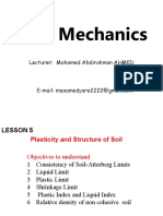 Lesson 05 Cohensive and Non-Cohensive Soil