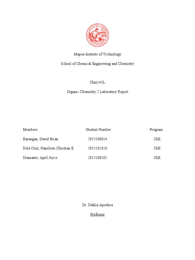 Characterizing Organic Compounds Using Qualitative Tests to