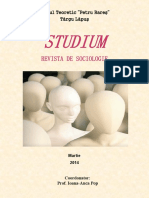 Revista de Sociologie Studium PDF