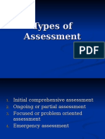 Types of Assessment