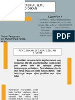 OBJEK MATERIAL ILMU PENDIDIKAN (Kelompok 4)