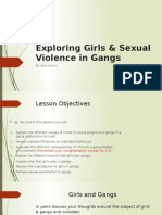 Exploring Female Sexual Violence in Gangs