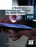 Social Media As A Catalyst and Trigger For Youth Violence: January 2017