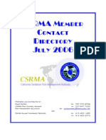 CSRMA Contact Directory - July 06