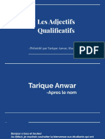 Adjectif Qualificatif