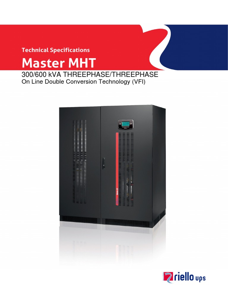 Master MHT: 300/600 Kva Threephase/Threephase | PDF | Power Inverter ...