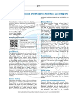 Periodontal Disease and Diabetes Mellitus: Case Report