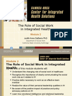 The Role of Social Work in Integrated Health: Judith Anne Debonis PHD