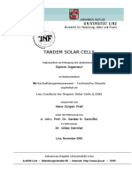TANDEM SOLAR CELLS Basic Thesis