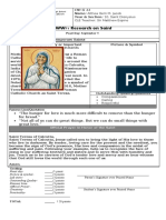 WW#1 Research On Saint Saint Teresa of Calcutta Feast Day: September 5
