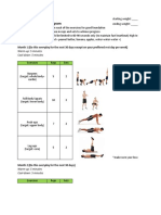 Calisthenics Program