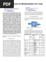 Cross Sensitivity in Gas Sensors | PDF