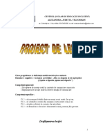 90 Proiect de Lectie