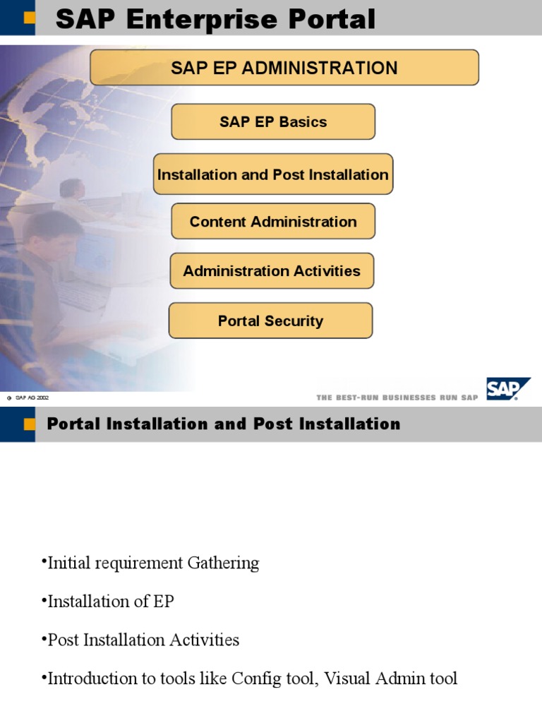 SAP EP Installation & Admin Guide | PDF