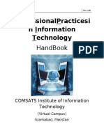 Professionalpracticesi N Information Technology: Handbook