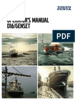 Volvo Penta - D16 - Operators Manual - Genset