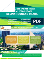 Analisis Peristiwa Kemudian Dan Kesinambungan Usaha