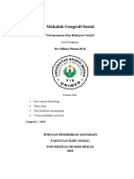 MAKALAH GEOGRAFI SOSIAL PERENCANAAN DAN REKAYASA SOSIAL