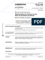 Détermination de La Teneur en Eau Dans Une Emulsion de Bitumet66-023 PDF