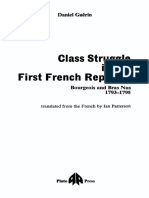 Class Struggle in The First French Republic PDF