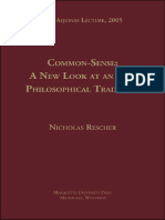 Commonsense A New Look at The Old Philosophical Tradition PDF