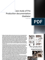 A.2 Case Study of Pre-Production Documentation: Gladiator: George Heaney