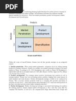 Xiaomi Ansoff Matrix - NAIM