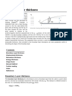 Boundary Layer Thickness PDF