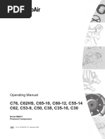 Air Equipment - Compressors - Compressor 150 200CFM DC76 C62HS C65.10 C60.12 C55.14 - Operation Manual PDF