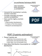 Program Evaluation and Review Technique (PERT)