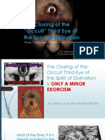 The Closing of The Occult Third Eye - Challenges PDF
