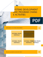Systems Development and Program Chang E Activities