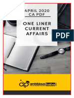 AB April One Liner CA Monthly PDF 2020