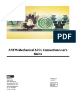 ANSYS Mechanical APDL Connection Users Guide