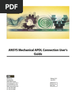 ANSYS Mechanical APDL Connection Users Guide