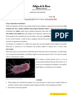 Guia 1 - Organismos Unicelulares PDF