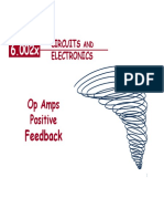 Op Amps Positive Feedback