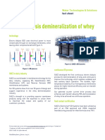 Electro Dialysis Demineralization of Whey: Water Technologies & Solutions