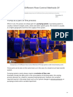Comparison of 4 Different Flow Control Methods of Pumps PDF