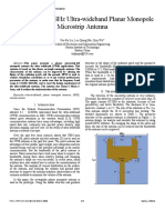 A 3.0GHz 13.8GHz Ultra-Wideband Planar Monopole Micro Strip Antenna. Proceedings of 2014 3rd Asia-Pacific Conference On Antennas and Propagation PDF